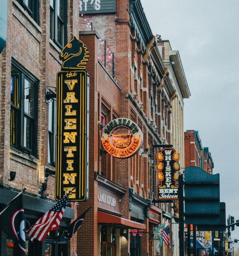 The Valentine bar in Nashville