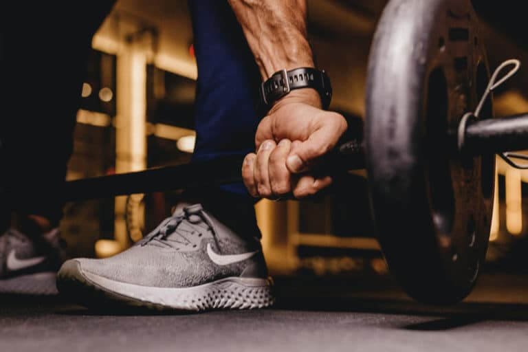 Lifestly photo of a person lifting weights