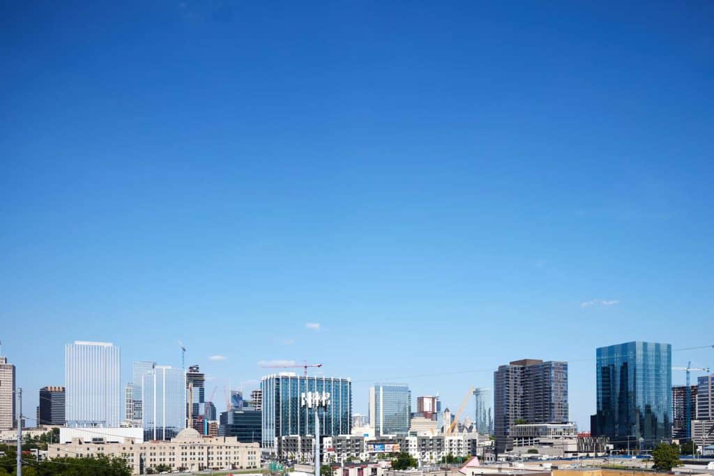 Skyline views from Margaux Midtown's building